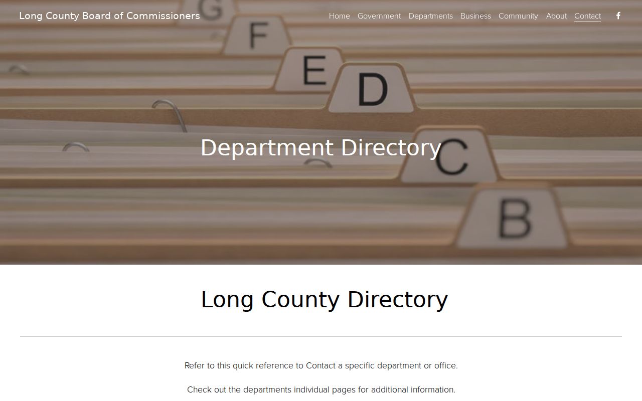 Long County arrest warrant sheriff and court directory