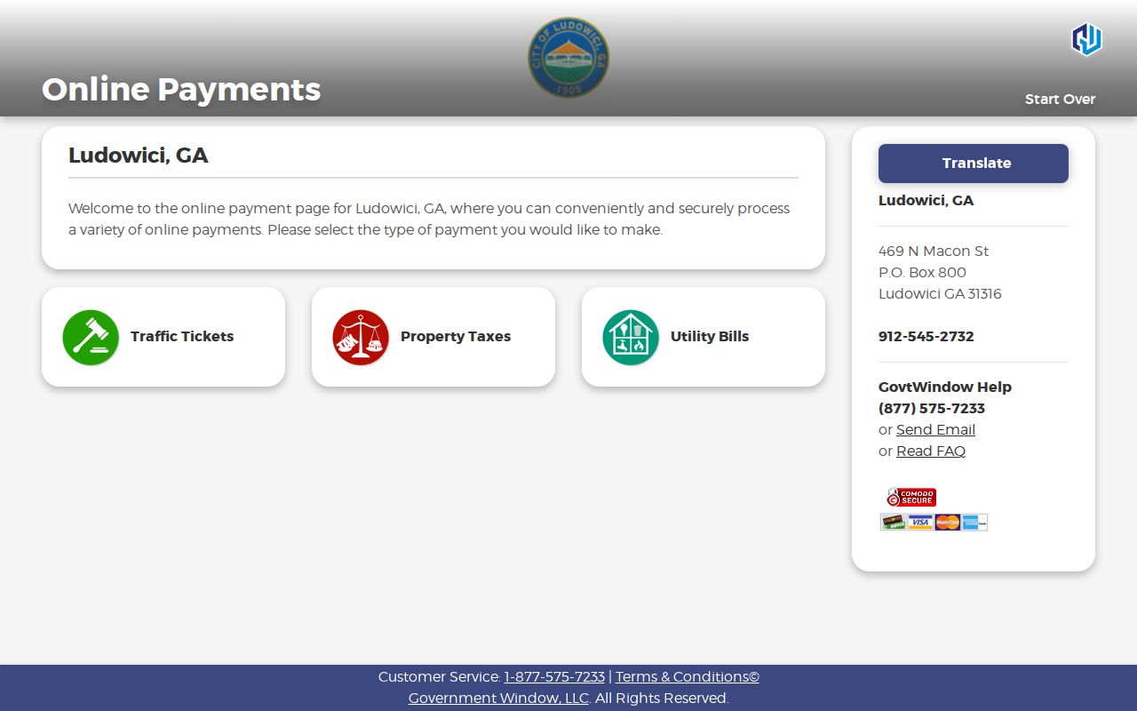 Long County arrest warrant records and separate Ludowici ticket portal